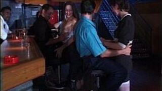 French swingers in a groupsex party in a club - porn video