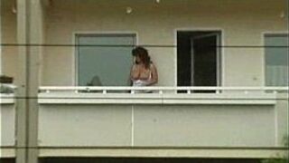 Balcony exhibition - porn video