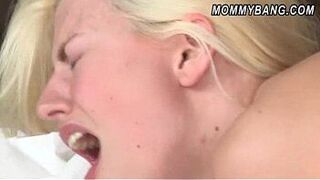 Nasty stepmom Syren Demer and slutty gf Jessie Volt share cock - porn video