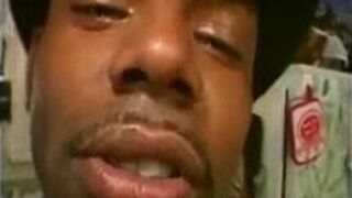 Black Fuckbuddy Jerks His Big Dick - porn video