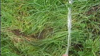 Performing a good old fashioned piss - porn video