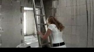 German Couple Having A Good Fuck At A Construction Site - porn video