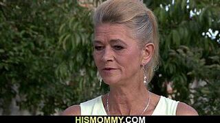 His old mom is toying her young pussy - porn video