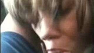 Beautiful ebony wife sucks big black cock - porn video